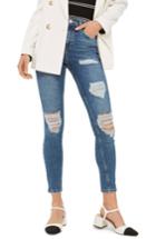 Women's Topshop Jamie Distressed Ankle Skinny Jeans