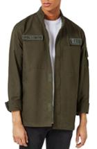 Men's Topman M65 Military Jacket - Green