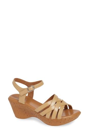 Women's Athena Alexander Castle Walk Wedge Sandal M - Brown