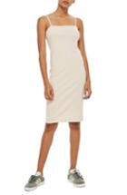 Women's Topshop Square Neck Dress Us (fits Like 0) - Beige