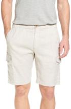Men's Tommy Bahama Beach Authentic Fit Linen Blend Cargo Shorts - Brown