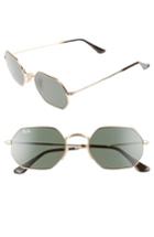Women's Ray-ban Icons 53mm Sunglasses - Gold/ Green