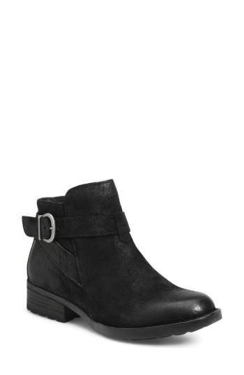 Women's B?rn Jorgette Buckle Strap Bootie M - Black