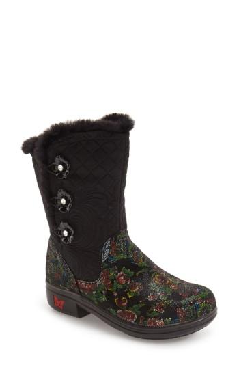 Women's Alegria 'nanook' Suede Boot -5.5us / 35eu - Black