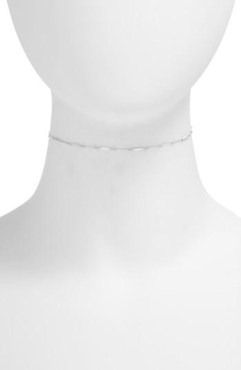 Women's Argento Vivo Mirror Bar Choker Necklace