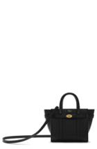 Mulberry Micro Bayswater Leather Satchel - Black