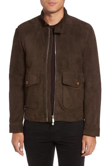 Men's Eleventy Suede Jacket