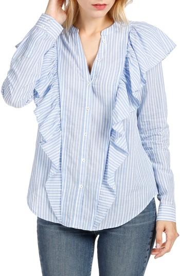 Women's Paige Farren Ruffle Top - Blue