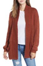 Women's Bp. Cozy Shawl Collar Cardigan, Size - Metallic