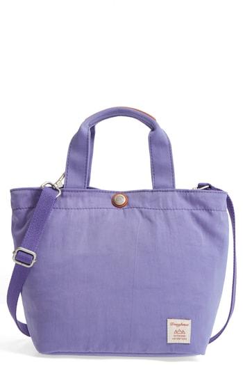 Doughnut Pocketote Water Repellent Nylon Tote - Purple
