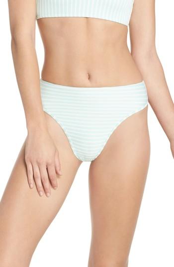 Women's L Space Pierre High Waist Bikini Bottoms - White