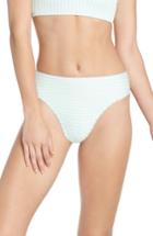 Women's L Space Pierre High Waist Bikini Bottoms - White