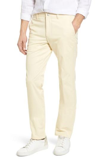 Men's Bonobos Slim Fit Stretch Washed Chinos X 34 - Yellow