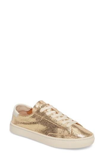 Women's Soludos Ibiza Metallic Lace-up Sneaker M - Metallic