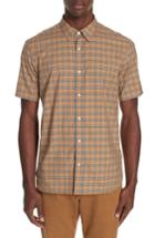 Men's Burberry Edward Short Sleeve Shirt - Yellow