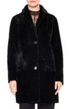 Women's Sandro H16 Sticky Genuine Shearling Coat