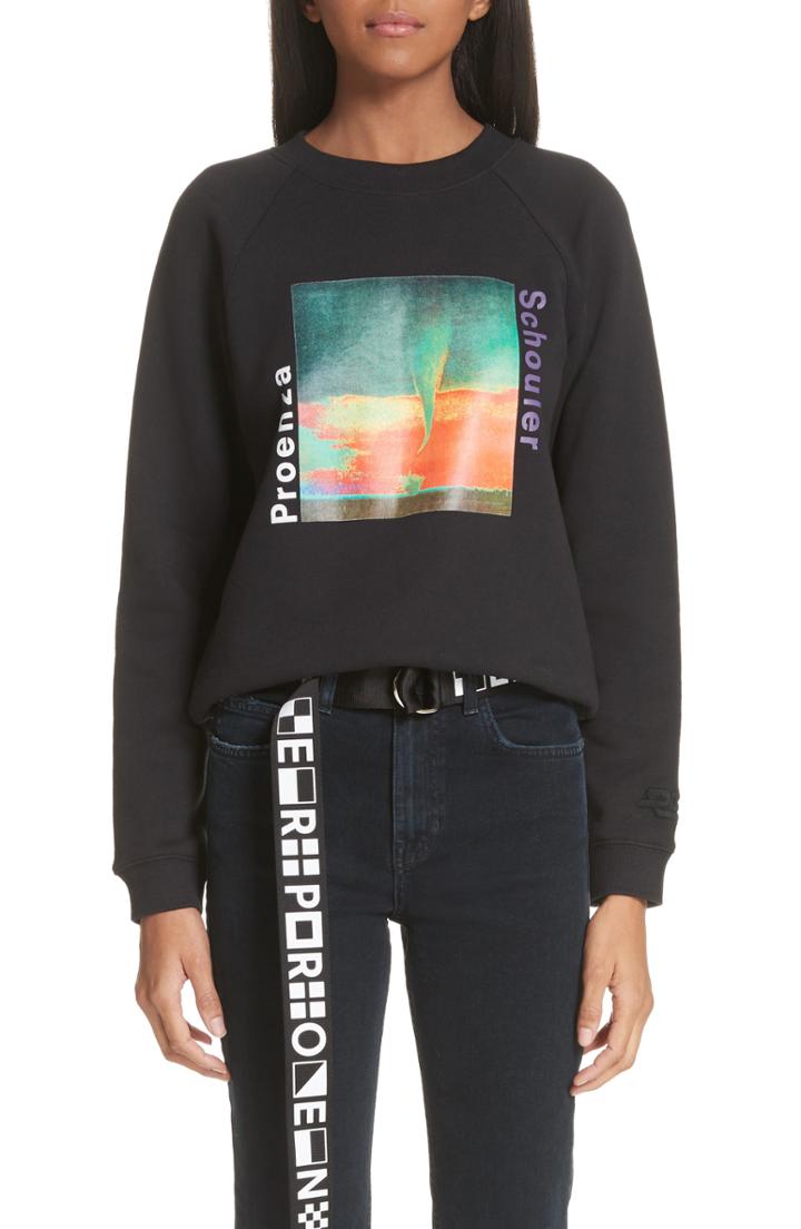 Women's Proenza Schouler Pswl Twister Graphic Sweatshirt