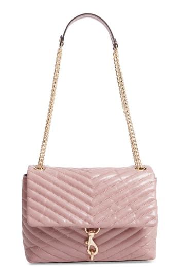 Rebecca Minkoff Edie Flap Front Leather Shoulder Bag -