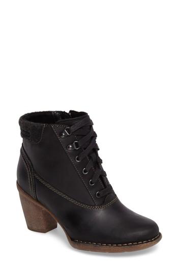 Women's Clarks Carleta H Cuff Bootie, Size 8.5 M - Black