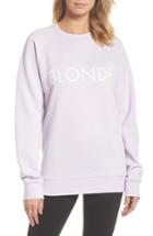 Women's Brunette The Label Blonde Sweatshirt /small - Purple