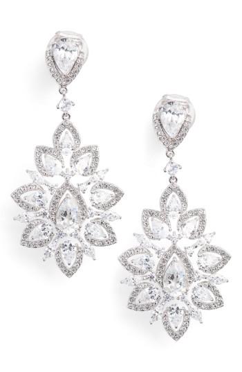 Women's Nadri Clip-on Drop Earrings