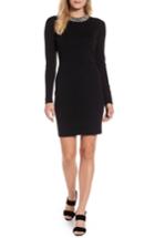 Women's Michael Michael Kors Sequin Collar Dress - Black