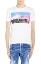 Men's Dsquared2 Picture Logo Graphic T-shirt, Size - White