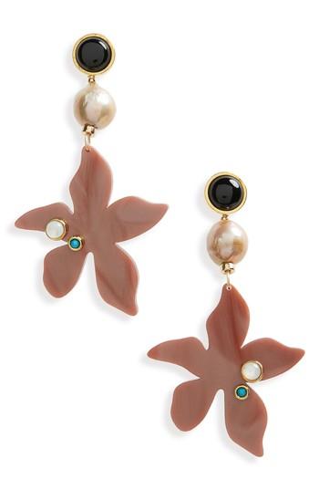Women's Lizzie Fortunato Portugal Poppy Drop Earrings