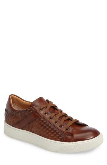 Men's Santoni Aztec Sneaker .5 D - Brown