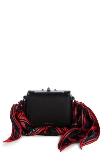 Alexander Mcqueen Box Bag 16 Leather Bag - Black