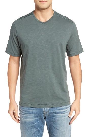 Men's Tommy Bahama 'portside Player' Pima Cotton T-shirt - Green