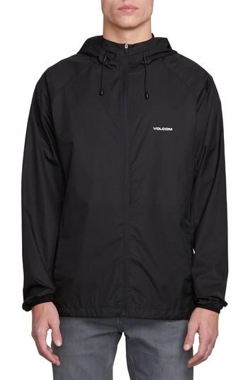 Men's Volcom Stone Lite Windbreaker - Black