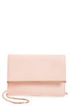 Ted Baker London Kerstin Patent Leather Crossbody Bag - Beige