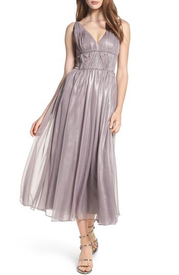 Women's Vera Wang Empire Waist Ruched Cocktail Dress