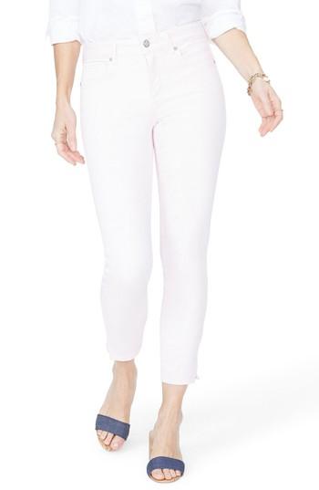 Petite Women's Nydj Ami Stretch Ankle Skinny Jeans P - Pink