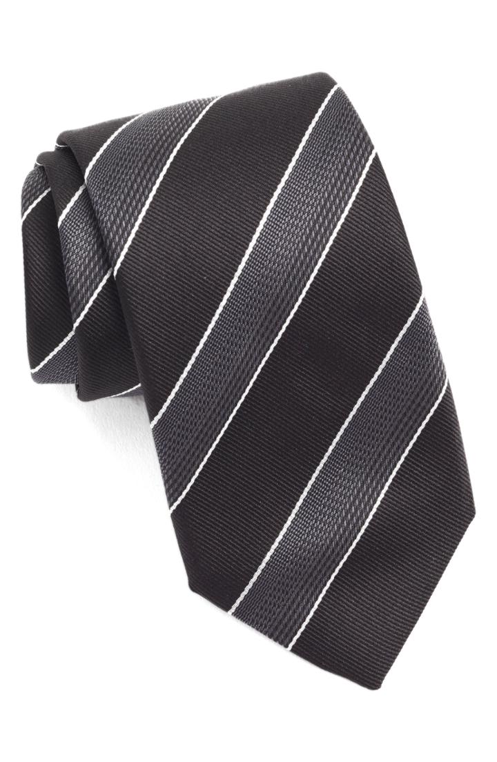 Men's Boss Diagonal Stripe Silk Tie
