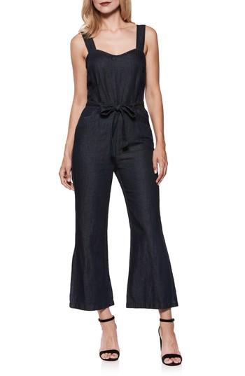 Women's Paige Emma Denim Jumpsuit - Blue