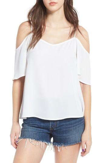 Women's Bp. Cold Shoulder Top - White