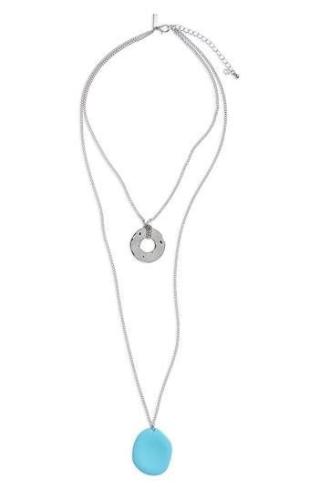 Women's Topshop Layer Pendant Necklace