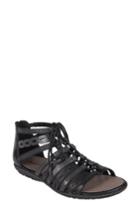 Women's Earth Tidal Mid Top Ghillie Sandal M - Black