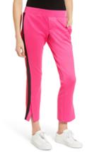 Women's Pam & Gela Tricolor Stripe Crop Flare Pants - Pink