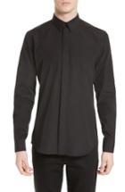 Men's Givenchy Pieced Star Extra Trim Fit Sport Shirt Eu - Black