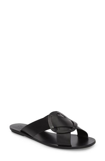 Women's Mercedes Castillo Carlein Slide Sandal M - Black