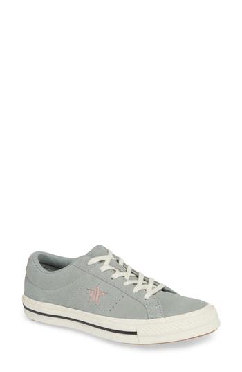 Women's Converse One Star Suede Low Top Sneaker .5 M - Green