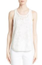 Women's Rag & Bone Stella Lace Tank, Size - White