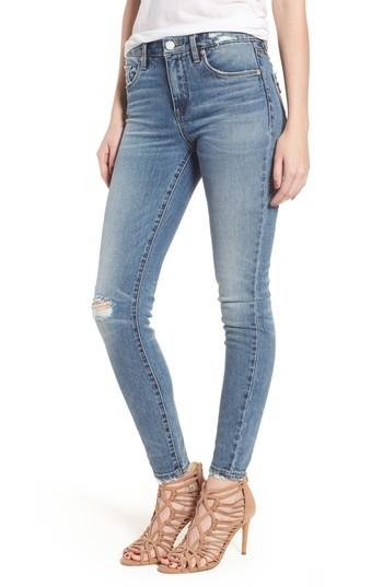 Women's Blanknyc Trip Switch Distressed Skinny Jeans - Blue