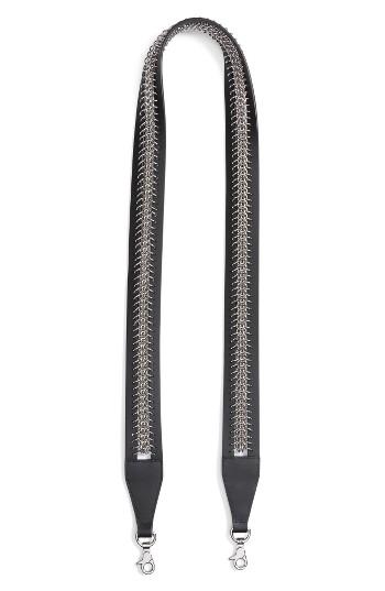 Alexander Wang Woven Ring Leather Guitar Strap -