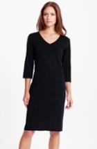Women's Ming Wang V-neck Dress - Black