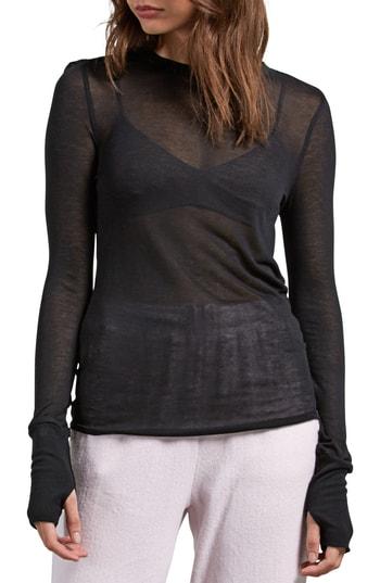 Women's Volcom Lil Top - Black