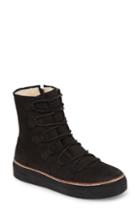 Women's Blackstone Ol26 Genuine Shearling Lined Lace-up Bootie Us / 36eu - Black